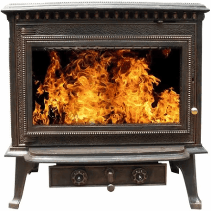 Room Heating Stove For Both Wood And Coal